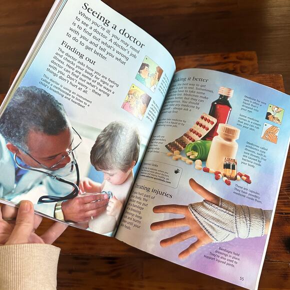 Scholastic Usborne First Encyclopedia Of The Human Body Paperback Book - Picture 8 of 11